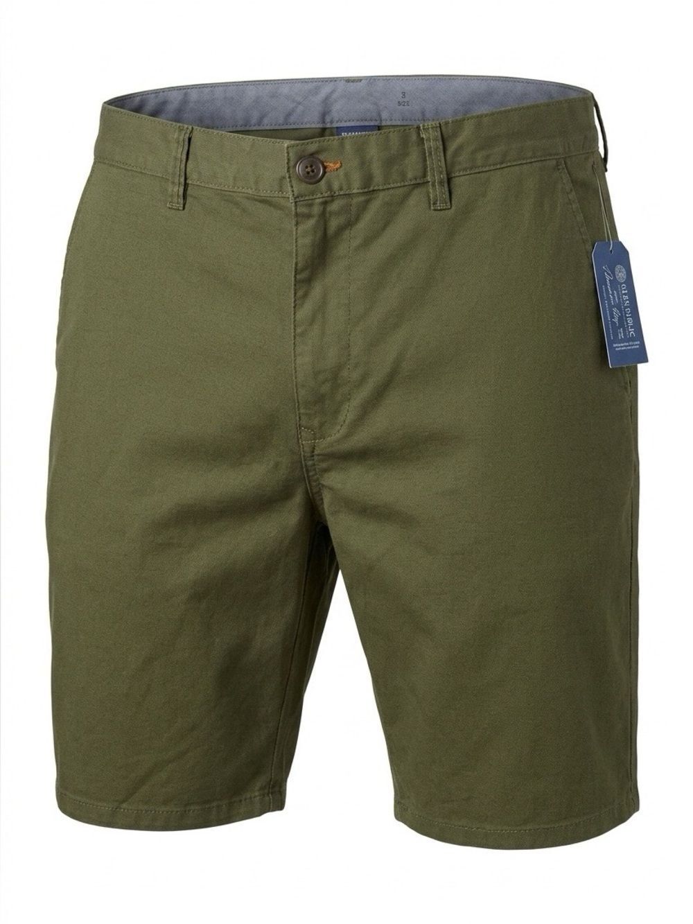 American Rag Olive Green Flat Front Chino Shorts